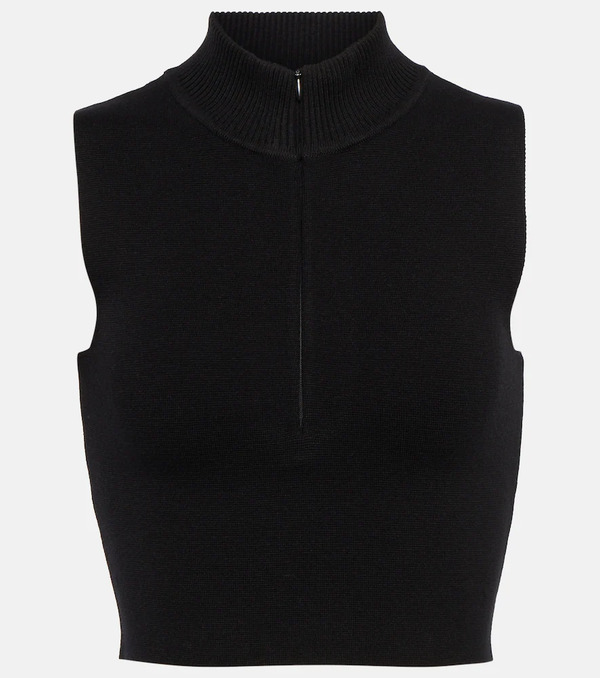  Live The Process Live The Process Petra Half-zip Crop Top 