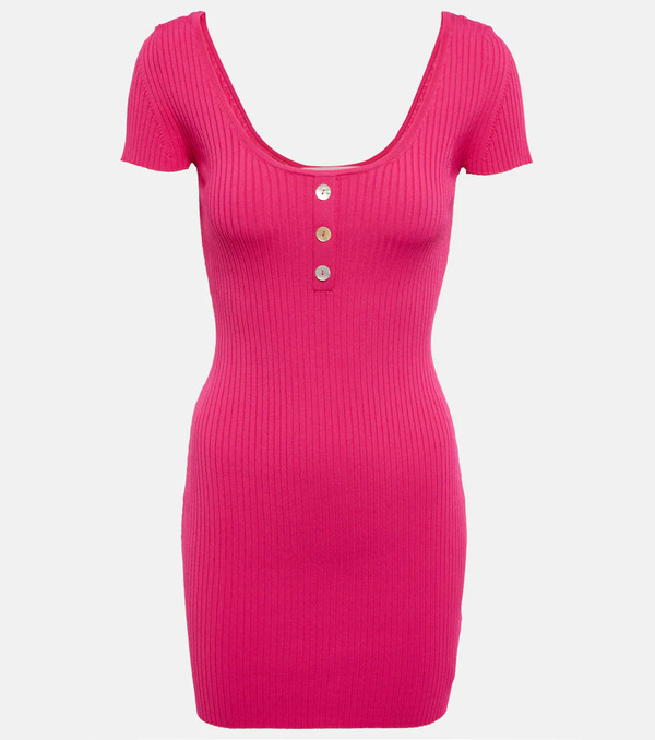  Live The Process Live The Process Saros Ribbed-knit Minidress 