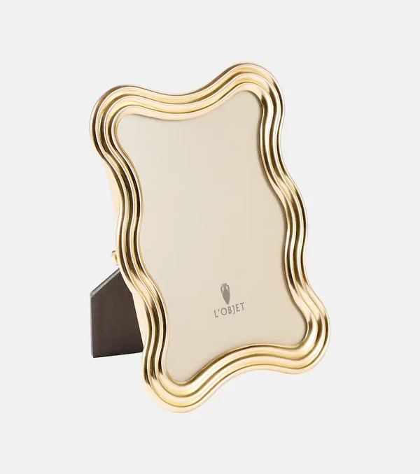  L'objet L'objet Ripple 24kt Gold-plated Picture Frame 