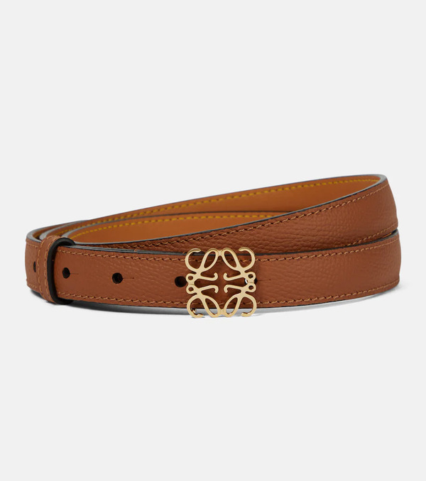  Loewe Loewe Anagram Leather Belt 