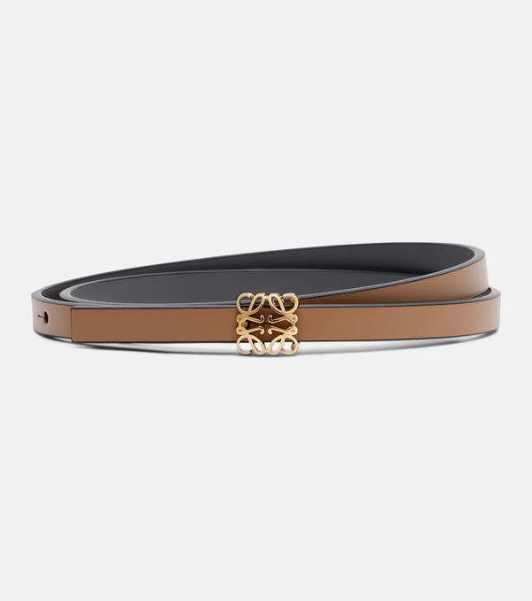  Loewe Loewe Anagram Leather Belt 
