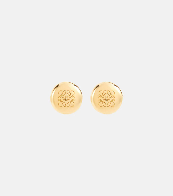  Loewe Loewe Anagram Pebble Sterling Silver Earrings 