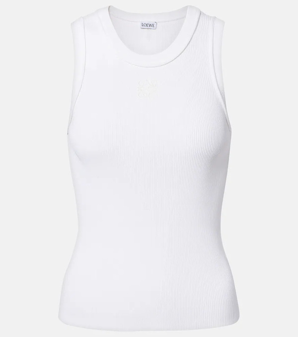  Loewe Loewe Anagram Ribbed-knit Tank Top 