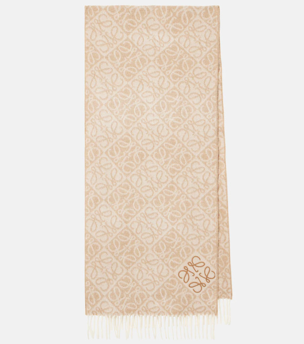  Loewe Loewe Anagram Wool And Cashmere Scarf 