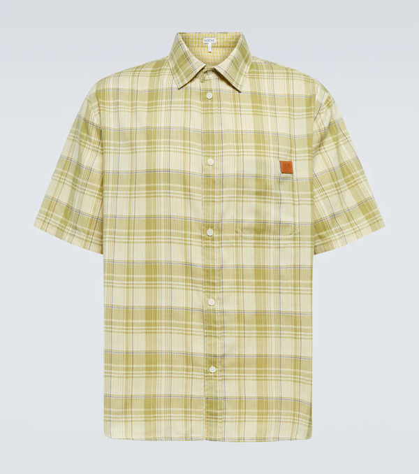  Loewe Loewe Checked Gauze Shirt 