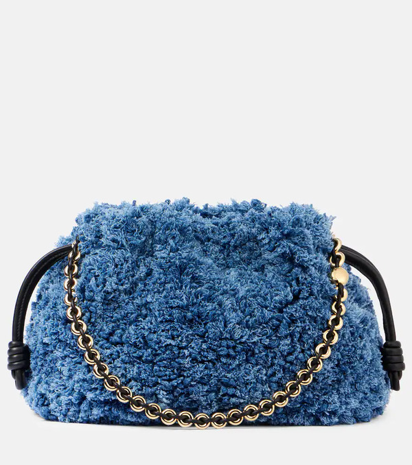  Loewe Loewe Flamenco Medium Denim Clutch 
