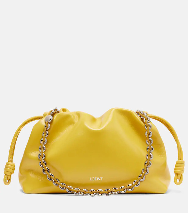  Loewe Loewe Flamenco Medium Leather Clutch 