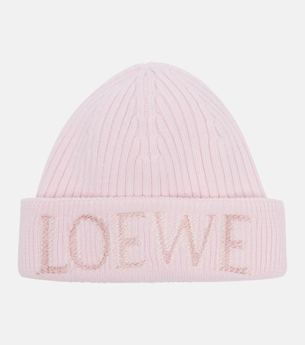  Loewe Loewe Logo Wool Beanie 