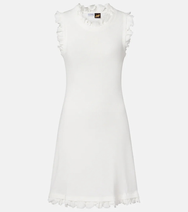  Loewe Loewe Paula's Ibiza Cotton-blend Minidress 