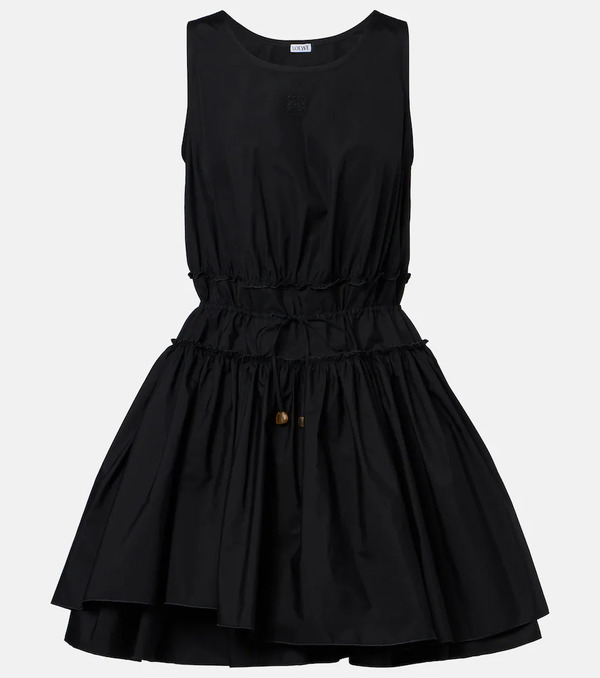  Loewe Loewe Paula's Ibiza Cotton Poplin Minidress 