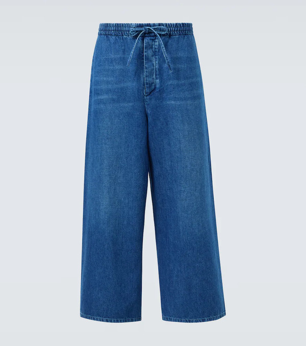  Loewe Loewe Paula's Ibiza Cropped Wide-leg Jeans 