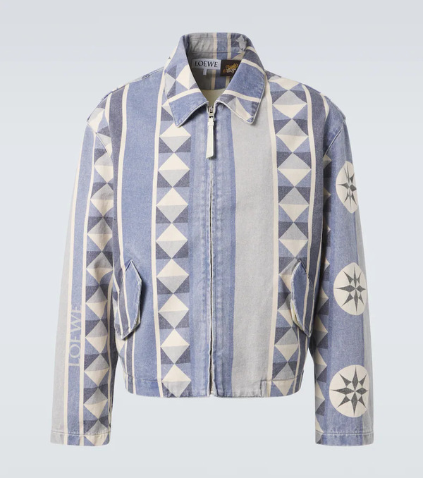  Loewe Loewe Paula's Ibiza Printed Denim Blouson 