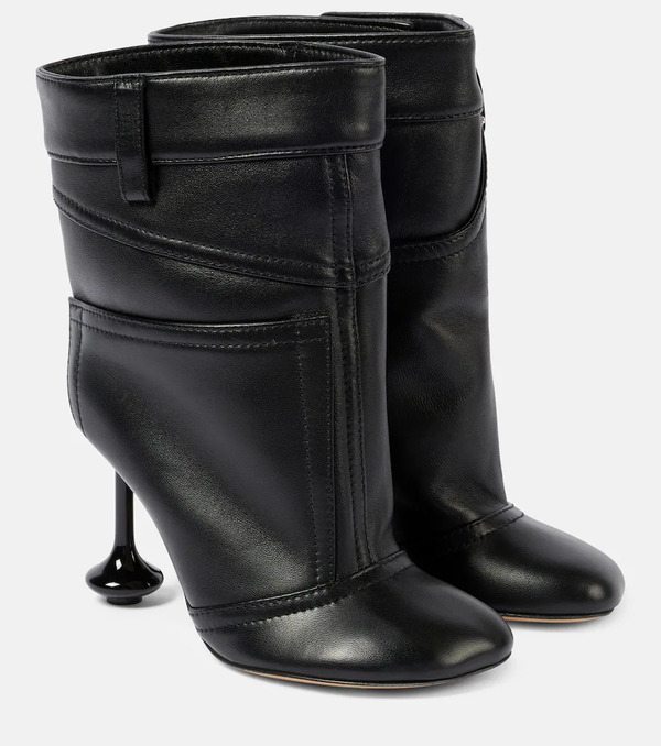  Loewe Loewe Toy Panta 90 Leather Ankle Boots 