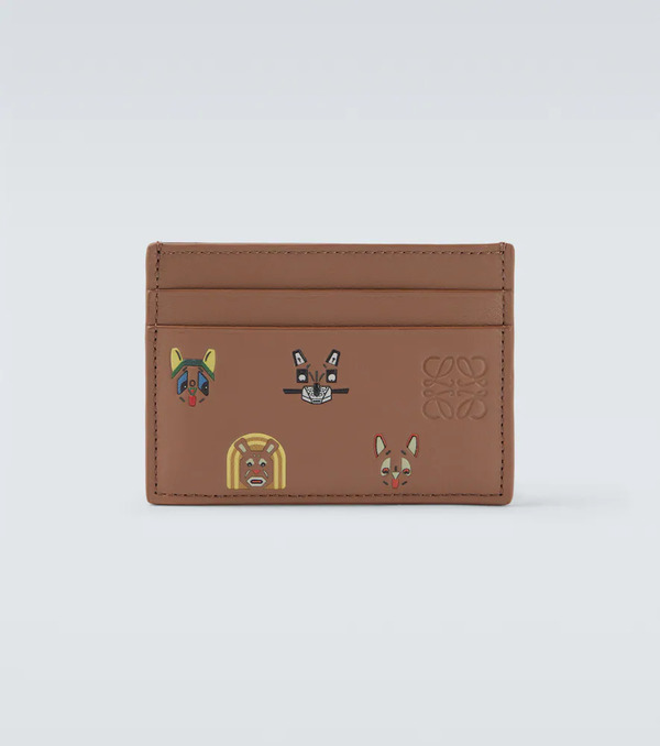  Loewe Loewe X Louis Wain Printed Leather Cardholder 