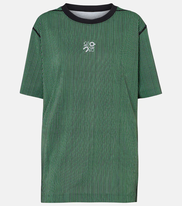  Loewe Loewe X On Embroidered Striped T-shirt 