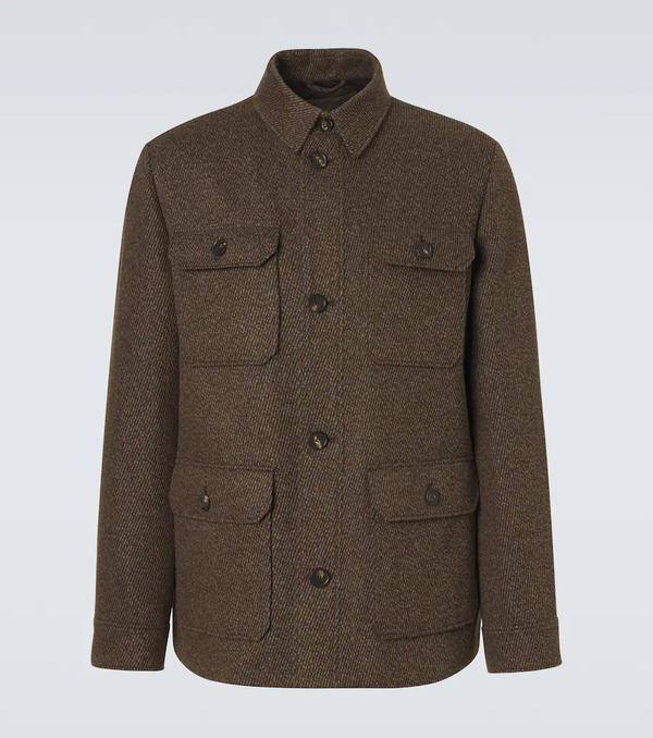  Loro Piana Loro Piana Andover Linen And Cashmere-blend Jacket 