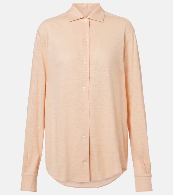  Loro Piana Loro Piana Andrã© Linen Jersey Shirt 