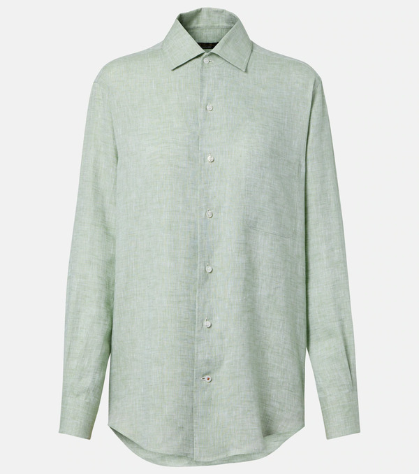  Loro Piana Loro Piana Andrã© Linen Shirt 