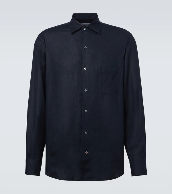 Loro Piana Loro Piana Andrã© Linen Shirt 