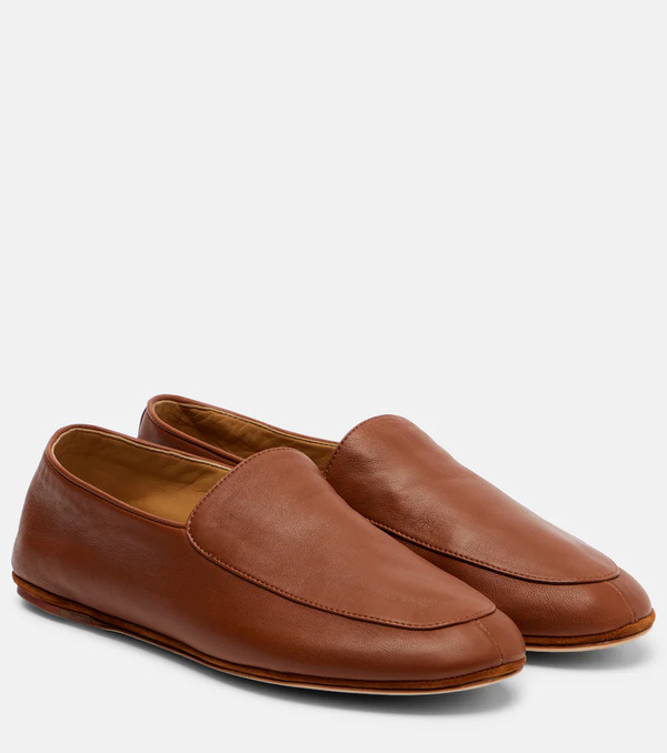  Loro Piana Loro Piana Anton Walk Leather Loafers 