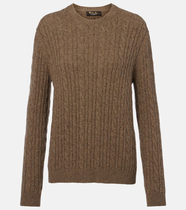  Loro Piana Loro Piana Cable-knit Cashmere Sweater 