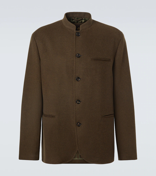  Loro Piana Loro Piana Cash Wish Single-breasted Wool Jacket 