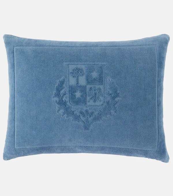  Loro Piana Loro Piana Crest Cotton Terry Beach Pillow 
