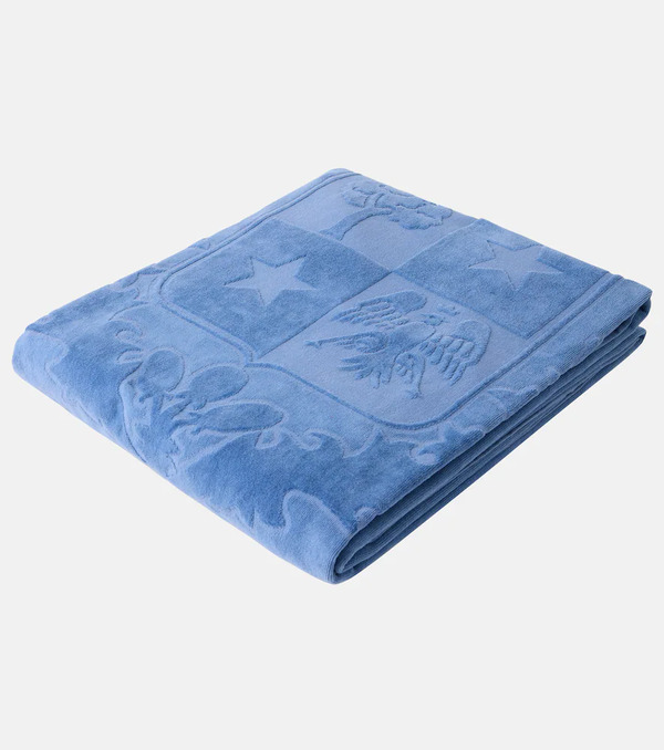  Loro Piana Loro Piana Crest Cotton Terry Beach Towel 