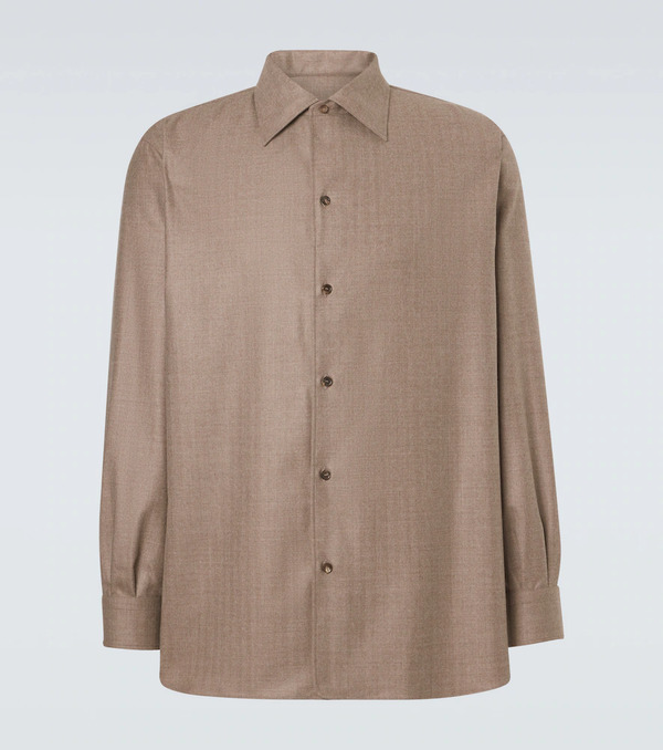  Loro Piana Loro Piana Franco Virgin Wool Shirt 