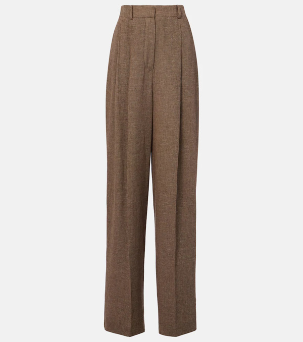  Loro Piana Loro Piana Linen Wide-leg Pants 