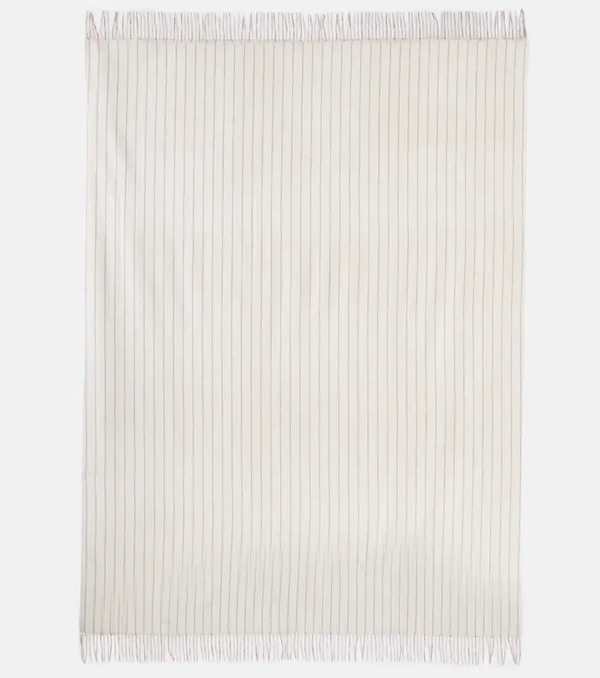  Loro Piana Loro Piana Pinstriped Cashmere Throw 