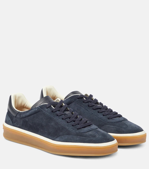  Loro Piana Loro Piana Tennis Walk Suede Sneakers 