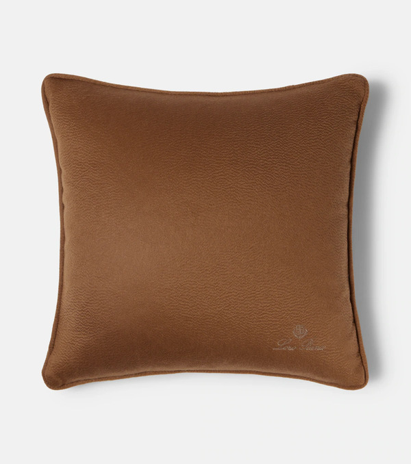  Loro Piana Loro Piana Unito Logo Cashmere Cushion 