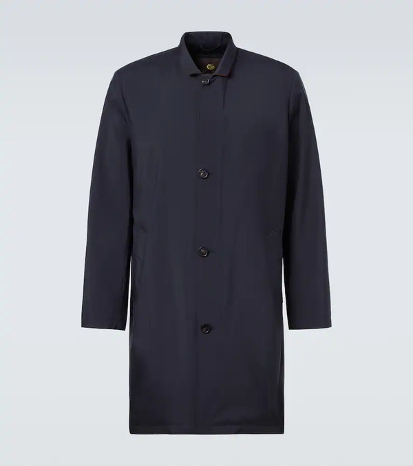  Loro Piana Loro Piana Windmateâ® Suede-trimmed Coat 