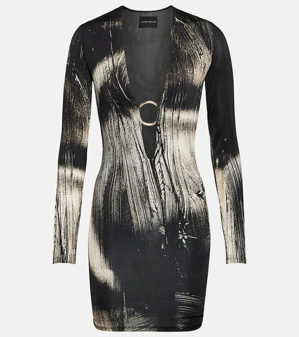  Louisa Ballou Louisa Ballou Helios Printed Minidress 