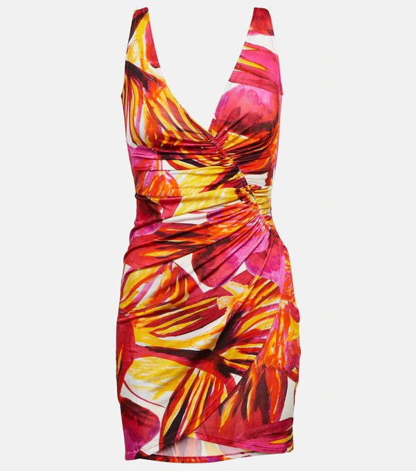  Louisa Ballou Louisa Ballou Summer Solstice Printed Minidress 
