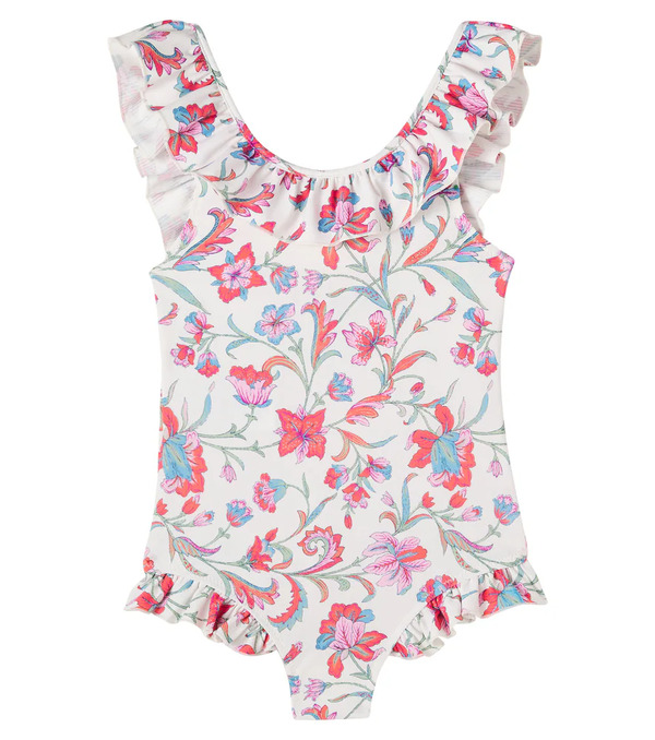  Louise Misha Louise Misha Andrea Floral Ruffled Swimsuit 