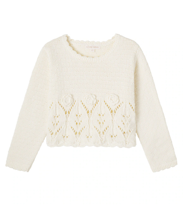  Louise Misha Louise Misha Lysa Embroidered Cotton Sweater 