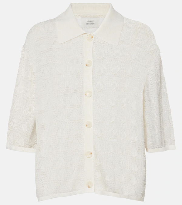  Loulou De Saison Loulou De Saison Siani Knitted Cardigan 