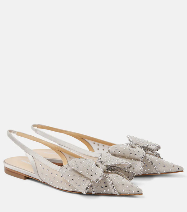  Mach & Mach Mach & Mach Cadeau Embellished Ballet Flats 