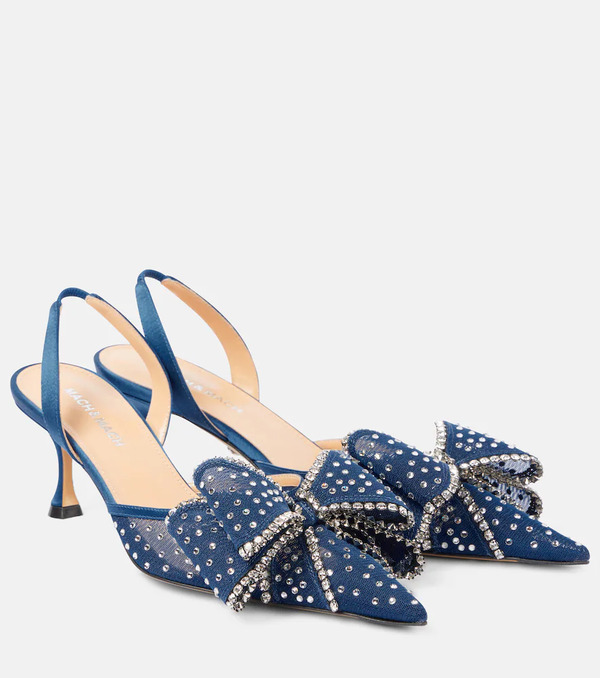  Mach & Mach Mach & Mach Cadeau 65 Embellished Slingback Pumps 