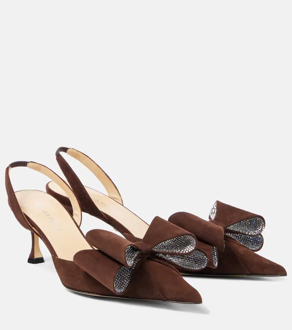 Mach & Mach Mach & Mach Le Cadeau 65 Suede Pumps 