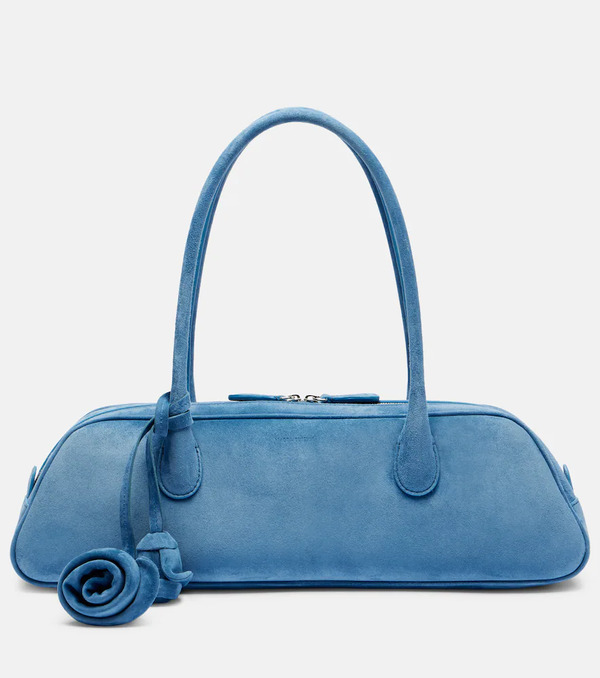  Magda Butrym Magda Butrym Brigitte Trapeze Suede Shoulder Bag 