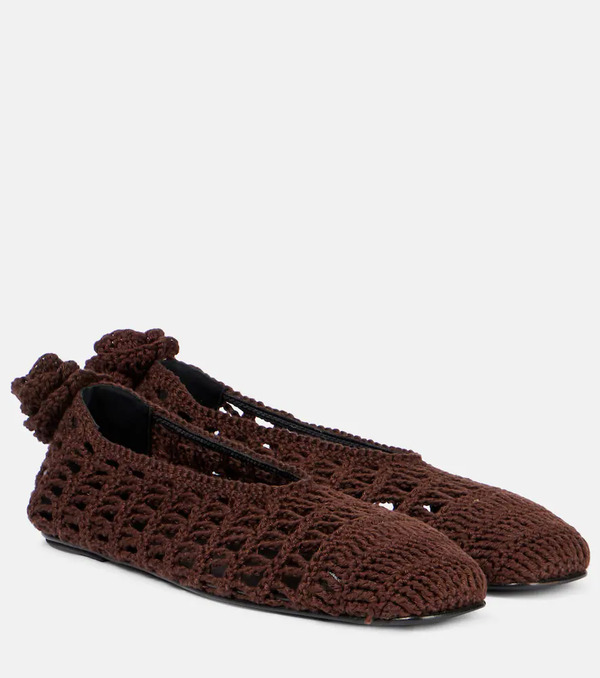  Magda Butrym Magda Butrym Crochet Ballet Flats 