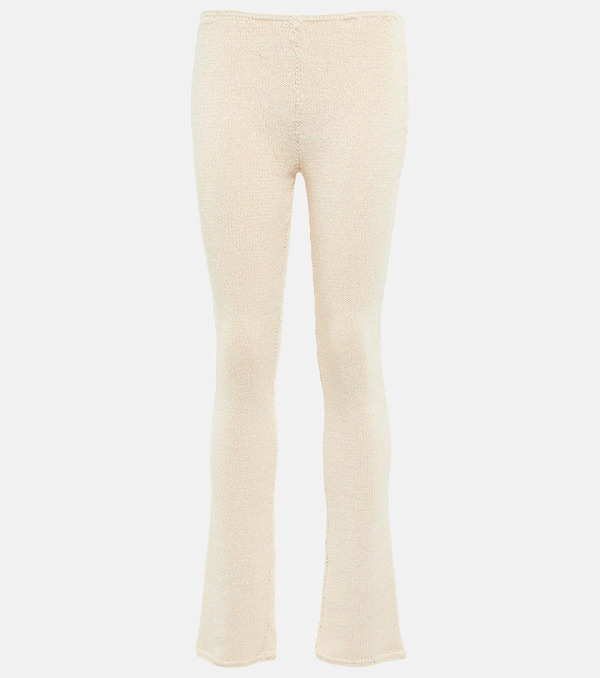  Magda Butrym Magda Butrym Crochet High-rise Slim Pants 