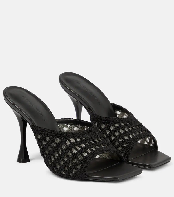  Magda Butrym Magda Butrym Crystal-embellished Mules 