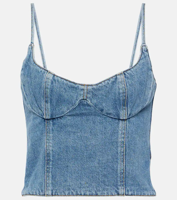  Magda Butrym Magda Butrym Denim Bustier 