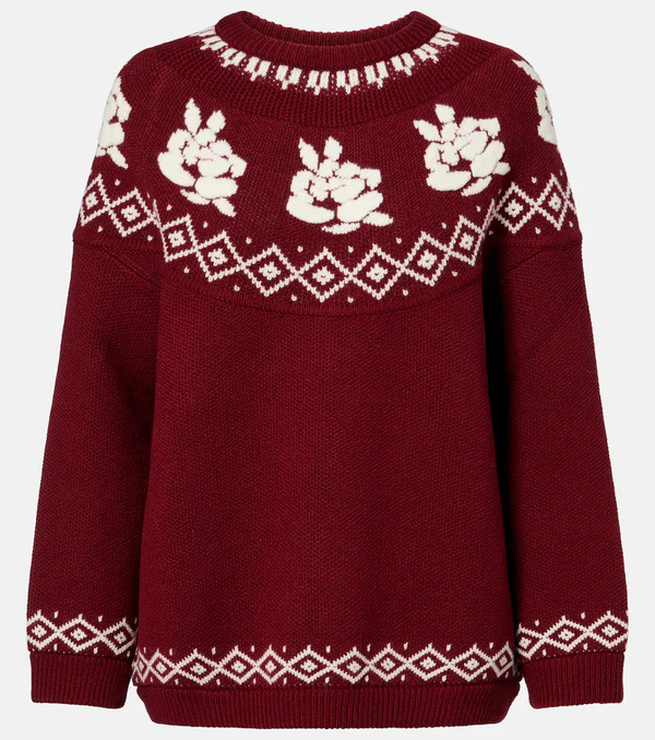  Magda Butrym Magda Butrym Fair Isle Wool Sweater 