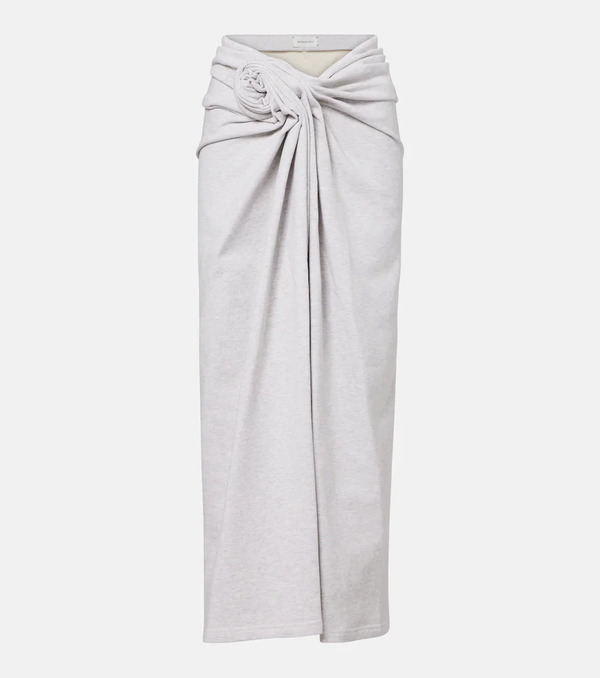  Magda Butrym Magda Butrym Floral-appliquã© Cotton Midi Skirt 
