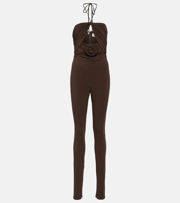  Magda Butrym Magda Butrym Floral-appliquã© Cutout Jersey Jumpsuit 